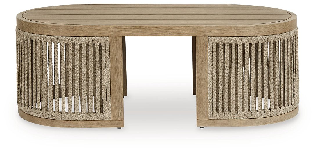 Serena Shores Outdoor Coffee Table - U&U Home Budget Furniture (Carteret, NJ)