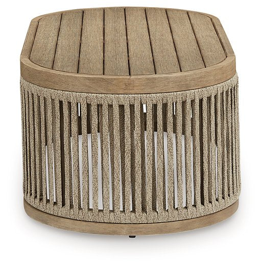 Serena Shores Outdoor Coffee Table - U&U Home Budget Furniture (Carteret, NJ)