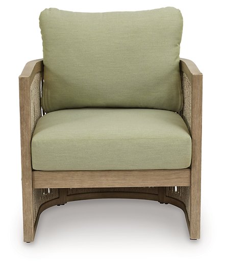 Serena Shores Outdoor Lounge Chair (Set of 2) - U&U Home Budget Furniture (Carteret, NJ)