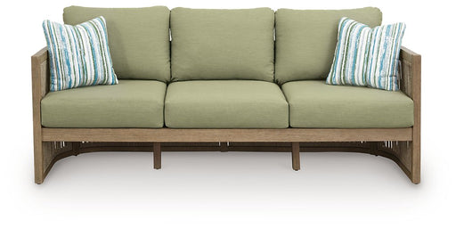 Serena Shores Outdoor Sofa with Cushion - U&U Home Budget Furniture (Carteret, NJ)