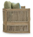 Serena Shores Outdoor Sofa with Cushion - U&U Home Budget Furniture (Carteret, NJ)