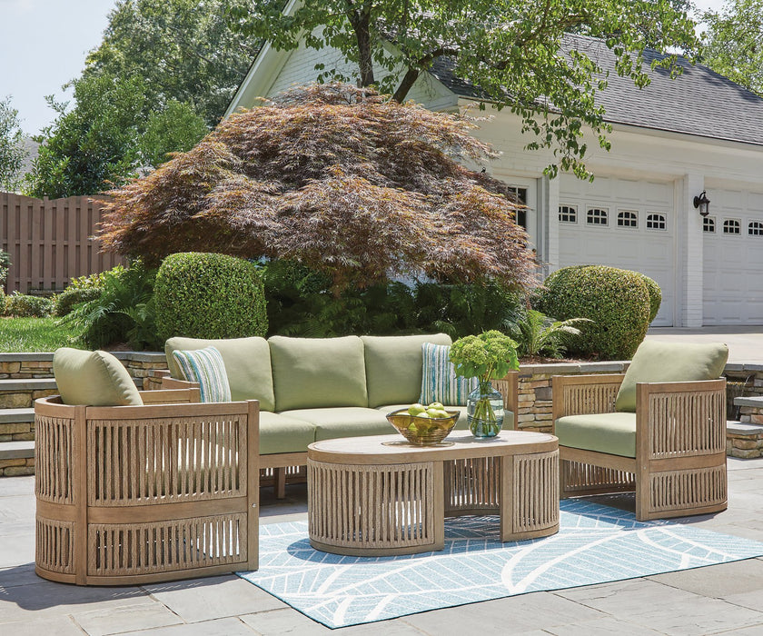 Serena Shores Outdoor Seating Set - U&U Home Budget Furniture (Carteret, NJ)