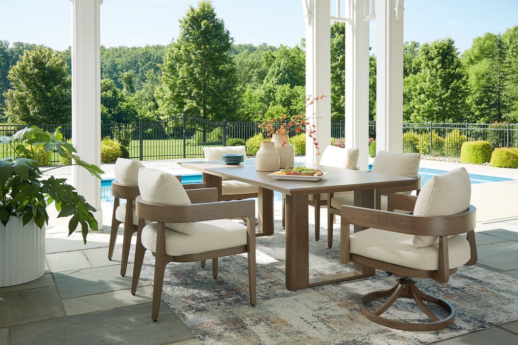 Serene Bay Outdoor Dining Set - U&U Home Budget Furniture (Carteret, NJ)