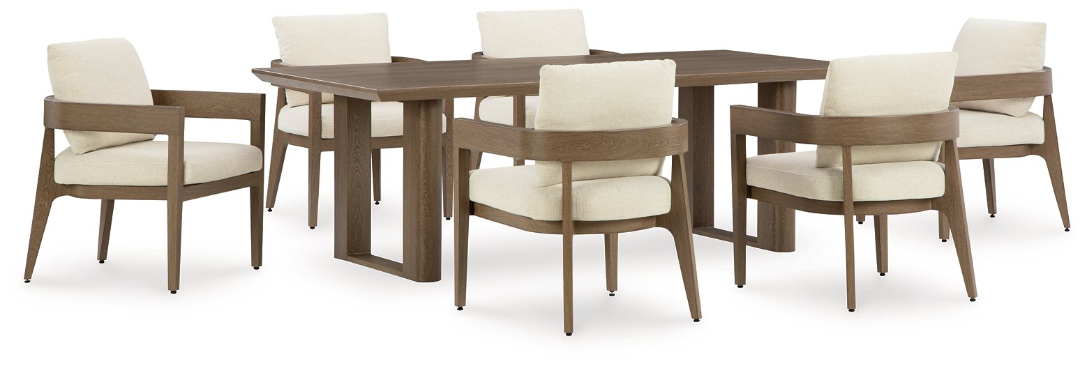 Serene Bay Outdoor Dining Set - U&U Home Budget Furniture (Carteret, NJ)