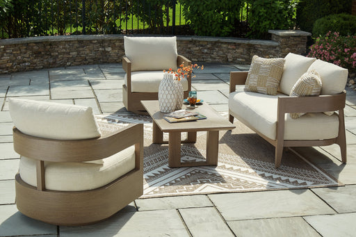 Serene Bay Outdoor Seating Set - U&U Home Budget Furniture (Carteret, NJ)