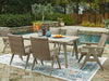 Cliff Trails Outdoor Dining Package - U&U Home Budget Furniture (Carteret, NJ)