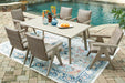 Cliff Trails Outdoor Dining Package - U&U Home Budget Furniture (Carteret, NJ)