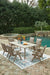 Cliff Trails Outdoor Dining Package - U&U Home Budget Furniture (Carteret, NJ)