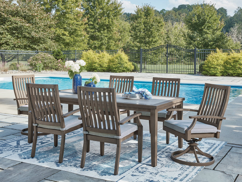 Rainier Ranch Outdoor Dining Package - U&U Home Budget Furniture (Carteret, NJ)