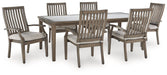 Rainier Ranch Outdoor Dining Package - U&U Home Budget Furniture (Carteret, NJ)