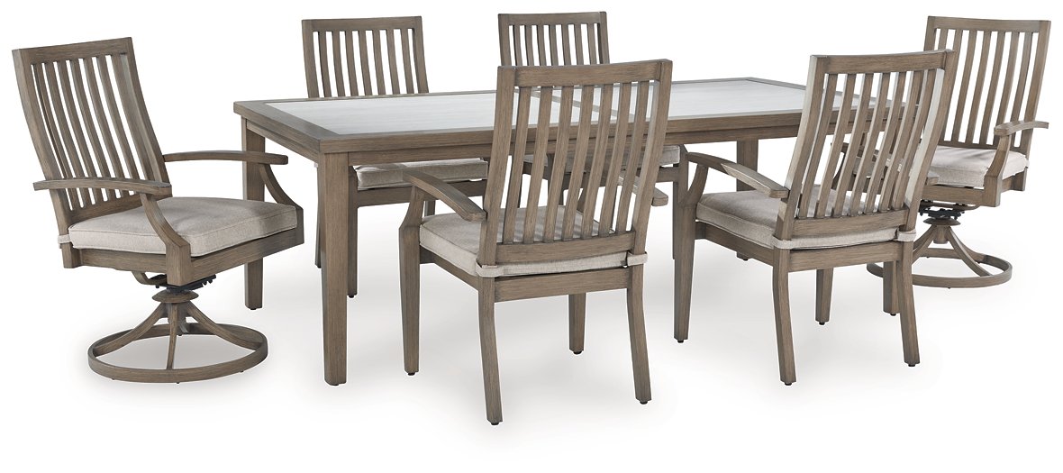 Rainier Ranch Outdoor Dining Package - U&U Home Budget Furniture (Carteret, NJ)