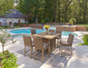 Walton Bridge Outdoor Dining Set - U&U Home Budget Furniture (Carteret, NJ)