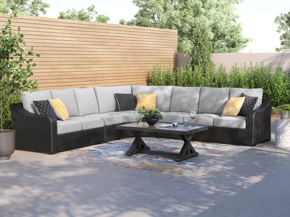 Beachcroft Outdoor Sectional - U&U Home Budget Furniture (Carteret, NJ)
