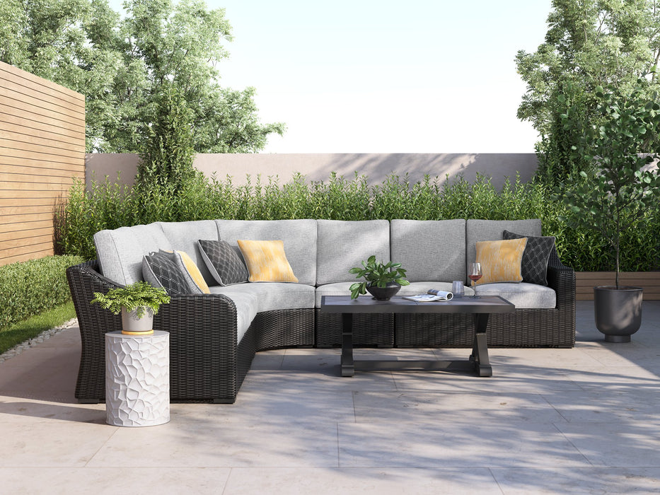 Beachcroft Outdoor Sectional - U&U Home Budget Furniture (Carteret, NJ)