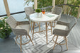 Seton Creek Outdoor Dining Package - U&U Home Budget Furniture (Carteret, NJ)