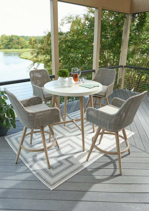 Seton Creek Outdoor Dining Package - U&U Home Budget Furniture (Carteret, NJ)