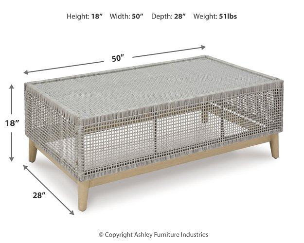 Seton Creek Outdoor Seating Set - U&U Home Budget Furniture (Carteret, NJ)