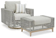 Seton Creek Outdoor Seating Set - U&U Home Budget Furniture (Carteret, NJ)