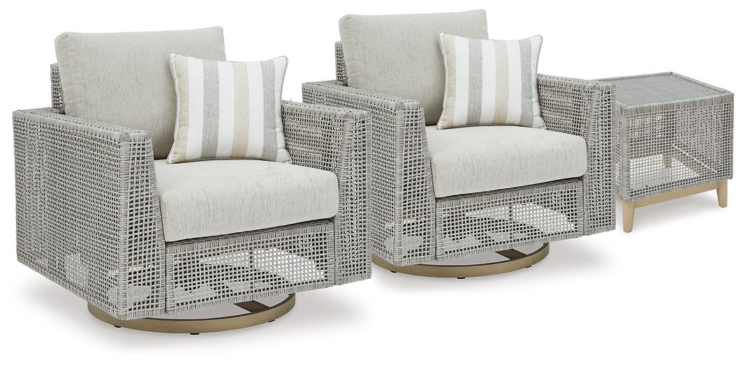 Seton Creek Outdoor Seating Set - U&U Home Budget Furniture (Carteret, NJ)