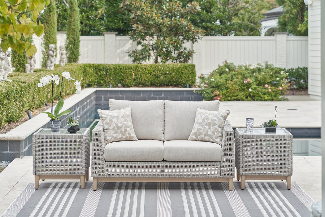 Seton Creek Outdoor Seating Set - U&U Home Budget Furniture (Carteret, NJ)