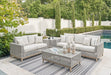 Seton Creek Outdoor Seating Set - U&U Home Budget Furniture (Carteret, NJ)