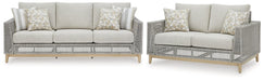 Seton Creek Outdoor Seating Set - U&U Home Budget Furniture (Carteret, NJ)