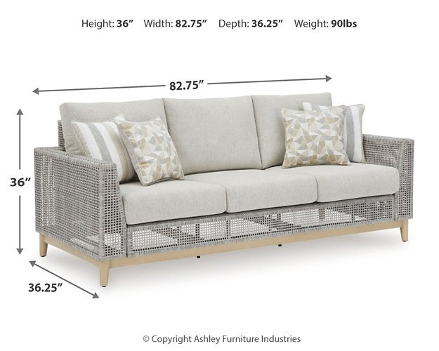 Seton Creek Outdoor Seating Set - U&U Home Budget Furniture (Carteret, NJ)