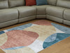 Chanleigh Washable 5' x 7' Area Rug - U&U Home Budget Furniture (Carteret, NJ)
