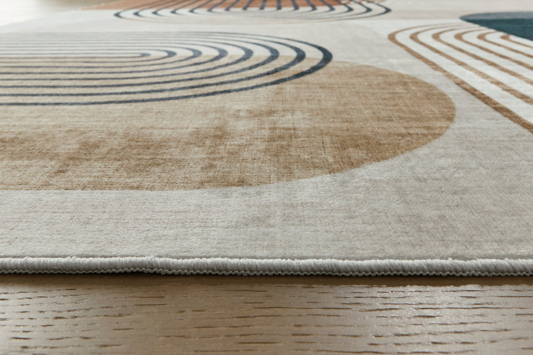 Farrendale Washable Area Rug - U&U Home Budget Furniture (Carteret, NJ)