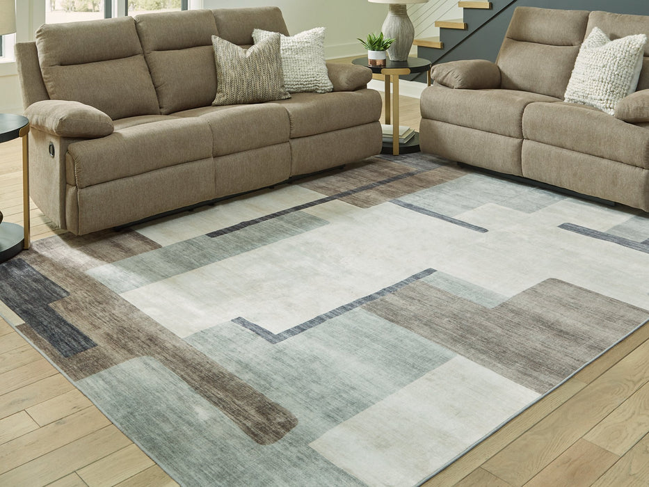 Larkport Washable Area Rug - U&U Home Budget Furniture (Carteret, NJ)