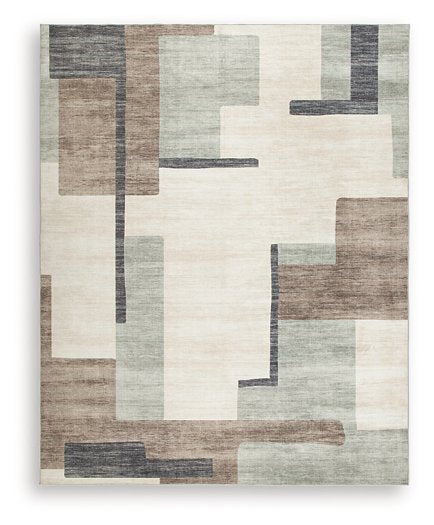 Larkport Washable Area Rug - U&U Home Budget Furniture (Carteret, NJ)