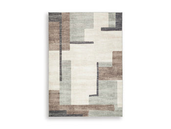 Larkport Washable Area Rug - U&U Home Budget Furniture (Carteret, NJ)