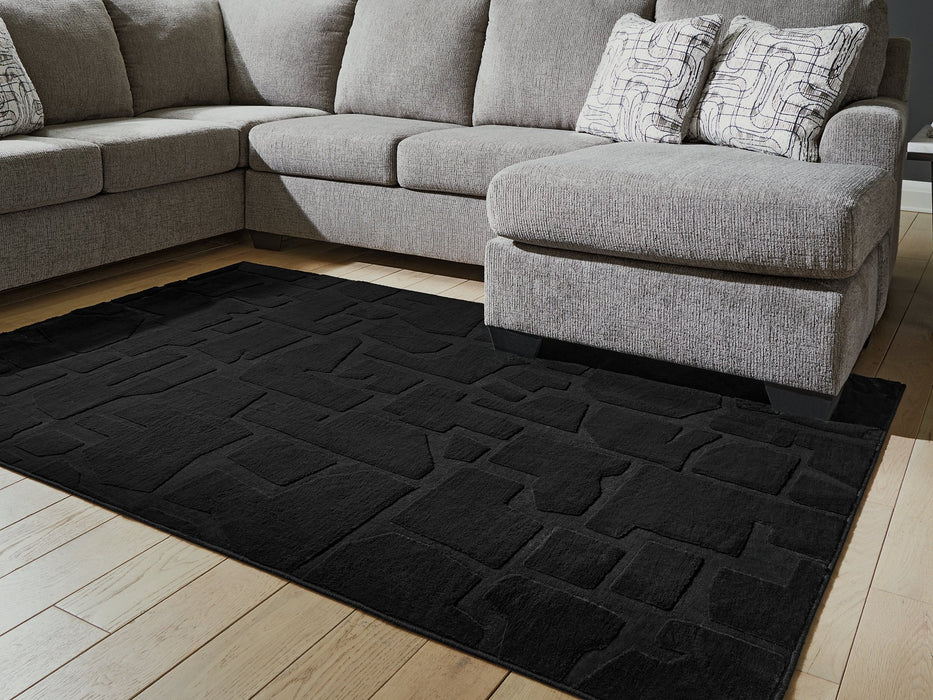 Gibbswell Washable Area Rug - U&U Home Budget Furniture (Carteret, NJ)