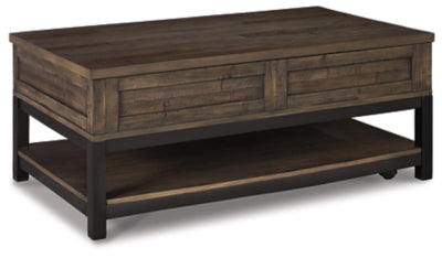 Johurst Coffee Table with Lift Top - U&U Home Budget Furniture (Carteret, NJ)