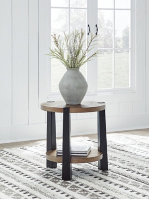Ridgester End Table - U&U Home Budget Furniture (Carteret, NJ)