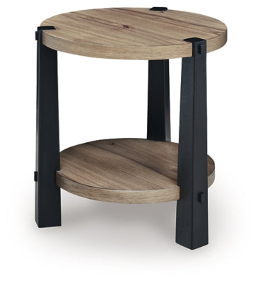 Ridgester End Table - U&U Home Budget Furniture (Carteret, NJ)