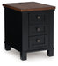 Wildenauer Chairside End Table - U&U Home Budget Furniture (Carteret, NJ)