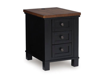 Wildenauer Chairside End Table - U&U Home Budget Furniture (Carteret, NJ)