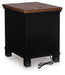 Wildenauer Chairside End Table - U&U Home Budget Furniture (Carteret, NJ)