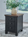 Wildenauer Chairside End Table - U&U Home Budget Furniture (Carteret, NJ)