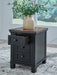 Wildenauer Chairside End Table - U&U Home Budget Furniture (Carteret, NJ)