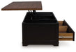 Wildenauer Lift-Top Coffee Table - U&U Home Budget Furniture (Carteret, NJ)