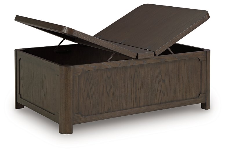 Breckington Coffee Table With Storage - U&U Home Budget Furniture (Carteret, NJ)