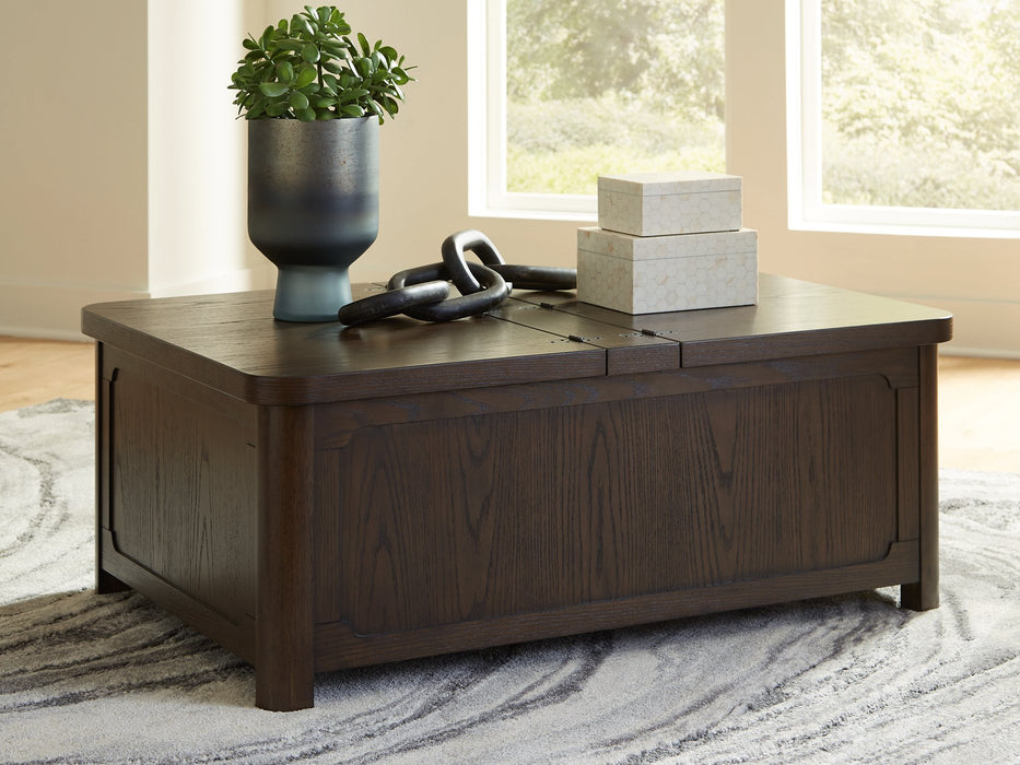 Breckington Coffee Table With Storage - U&U Home Budget Furniture (Carteret, NJ)