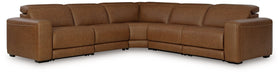 Magic Man 5-Piece Power Reclining Sectional - U&U Home Budget Furniture (Carteret, NJ)