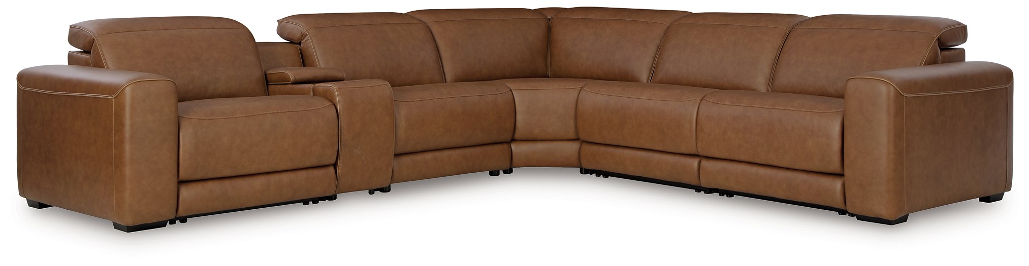 Magic Man 5-Piece Power Reclining Sectional - U&U Home Budget Furniture (Carteret, NJ)