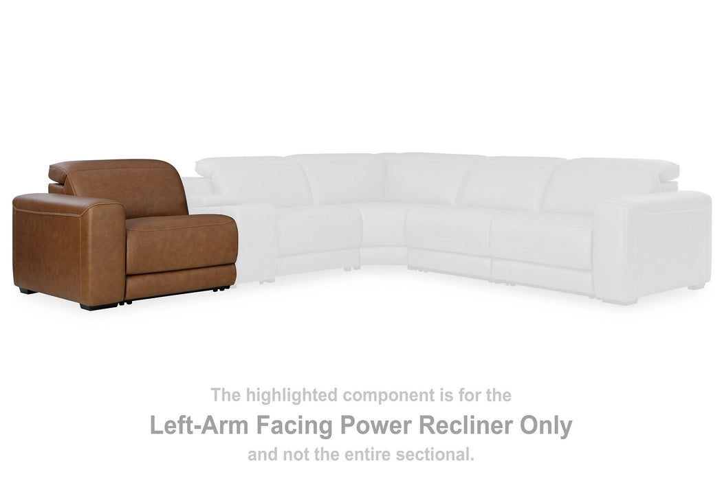 Magic Man 5-Piece Power Reclining Sectional - U&U Home Budget Furniture (Carteret, NJ)