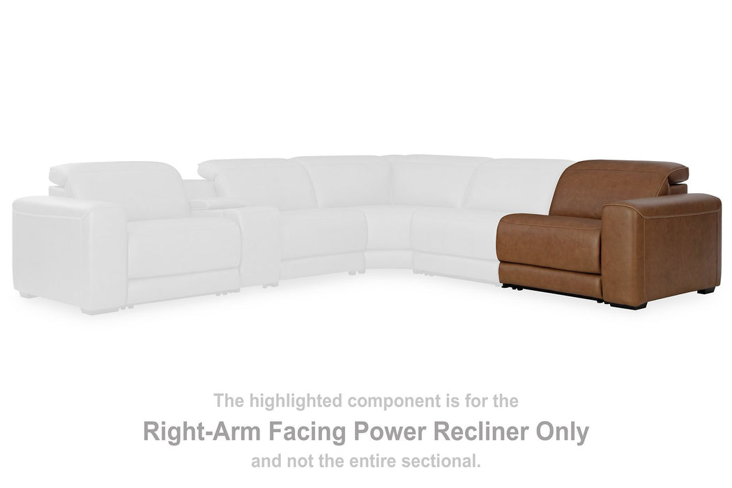 Magic Man 5-Piece Power Reclining Sectional - U&U Home Budget Furniture (Carteret, NJ)