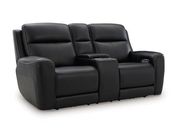 5Z-Relaxation Power Reclining Loveseat with Console - U&U Home Budget Furniture (Carteret, NJ)