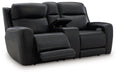 5Z-Relaxation Power Reclining Loveseat with Console - U&U Home Budget Furniture (Carteret, NJ)
